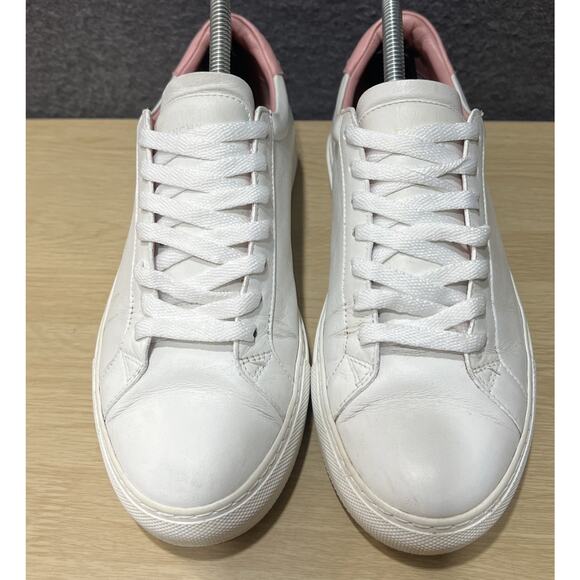 Givenchy Urban Knots Womens Size 38 White/Pink Leather Low Top Sneakers - Picture 3 of 11